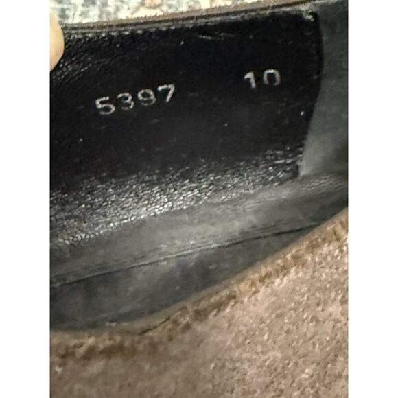 Dolce & Gabbana Brown Leather Suede Derby Formal Shoes SZ 10 Or Euro 43 - Picture 9 of 9